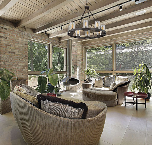 chandelier fixture over living room