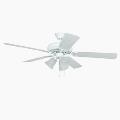 Decorator's Choice - Dual Mount Ceiling Fan in Traditional, Contractor Style - 52 inches wide by 17.25 inches high - 601876