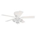 Wyman - Hugger Ceiling Fan in Traditional Style - 42 inches wide by 13.75 inches high - 601459
