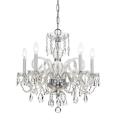 Crystal Crystal 5 Light Chandelier in Classic Style - 22 Inches Wide by 21 Inches High - 406194