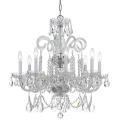 Crystal - Eight Light Chandelier in Classic Style - 27 Inches Wide by 27 Inches High - 406524