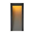 Taper - 8W LED Medium Outdoor Wall Lantern in Modern Style - 7 Inches Wide by 15 Inches High - 875713
