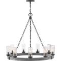 Sawyer - 9 Light Large Outdoor Hanging Lantern in Rustic Style - 30 Inches Wide by 27.75 Inches High - 759180