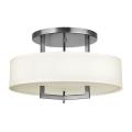 Hampton - 3 Light Medium Semi-Flush Mount in Transitional Style - 20 Inches Wide by 12 Inches High - 759253