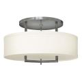 Hampton - 3 Light Large Semi-Flush Mount in Transitional Style - 26 Inches Wide by 14.5 Inches High - 759263