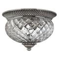 Plantation - 2 Light Small Flush Mount in Traditional, Glam Style - 12 Inches Wide by 8 Inches High - 758997