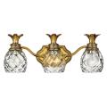 Plantation - 3 Light Bath Vanity in Traditional, Glam Style - 21 Inches Wide by 8.5 Inches High - 66396