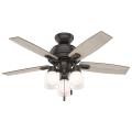 Donegan-Ceiling Fan with Light Kit in Rustic Style-44 Inches Wide by 18.62 Inches High - 911973