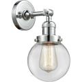 Beacon-1 Light Wall Sconce in Industrial Style-6 Inches Wide by 12 Inches High - 1015187