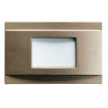 1.38W 4 LED Step Light - with Utilitarian inspirations - 1.25 inches tall by 2 inches wide - 456843
