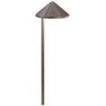 Six Groove - Low Voltage 1 light Path Lamp - with Transitional inspirations - 19.5 inches tall by 6 inches wide - 19581