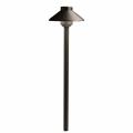 CBR - 2W 3 LED Stepped Dome Short Path Light - with Transitional inspirations - 15 inches tall by 6.25 inches wide - 819638