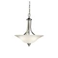 Dover - 3 light Convertible Pendant - with Transitional inspirations - 19 inches tall by 17.75 inches wide - 20446