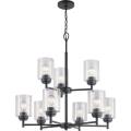 Winslow - 9 light 2-Tier Chandelier - 27 inches tall by 27 inches wide - 687954