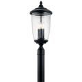 Yorke - 3 light Outdoor Post Lantern - 23.5 inches tall by 10 inches wide - 551691