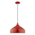Metal Shade - 1 Light Mini Pendant in Metal Shade Style - 13.75 Inches wide by 15 Inches high - 831810