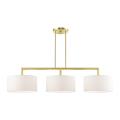 Meridian - 3 Light Linear Chandelier in Meridian Style - 14 Inches wide by 18.25 Inches high - 1012153