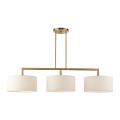 Meridian - 3 Light Linear Chandelier in Meridian Style - 14 Inches wide by 18.25 Inches high - 1012163