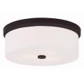 Meridian - 3 Light Flush Mount in Meridian Style - 15 Inches wide by 5.5 Inches high - 443993