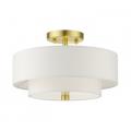 Meridian - 2 Light Semi-Flush Mount in Meridian Style - 11 Inches wide by 8.25 Inches high - 1012146