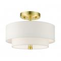 Meridian - 2 Light Semi-Flush Mount in Meridian Style - 13 Inches wide by 8.25 Inches high - 1012150