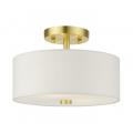 Meridian - 2 Light Semi-Flush Mount in Meridian Style - 11 Inches wide by 7.75 Inches high - 1012145