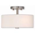 Meridian - 2 Light Semi-Flush Mount in Meridian Style - 11 Inches wide by 7.5 Inches high - 476994