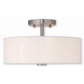 Meridian - 2 Light Semi-Flush Mount in Meridian Style - 13 Inches wide by 7.5 Inches high - 476993
