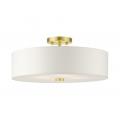 Meridian - 4 Light Semi-Flush Mount in Meridian Style - 18 Inches wide by 8.13 Inches high - 1012169