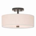 Meridian - 2 Light Semi-Flush Mount in Meridian Style - 13 Inches wide by 7.5 Inches high - 522811