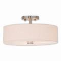 Meridian - 3 Light Semi-Flush Mount in Meridian Style - 15 Inches wide by 8.13 Inches high - 522810