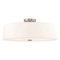 Meridian - 5 Light Semi-Flush Mount in Meridian Style - 22 Inches wide by 9 Inches high - 831803