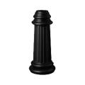 Essentials-Outdoor Aluminum Post Wrap in Builder style-6.18 Inches wide by 18.25 inches high - 327832