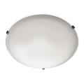 Malaga-Three Light Flush Mount in Transitional style-16 Inches wide by 4 inches high - 1090299