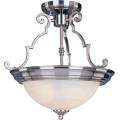 Essentials-2 Light Semi-Flush Mount in Builder style-14.75 Inches wide by 14 inches high - 53983
