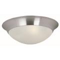 Essentials-Two Light Flush Mount in Early American style-14 Inches wide by 5 inches high - 440486