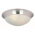 Essentials-Three Light Flush Mount in Early American style-16.5 Inches wide by 5 inches high - 451753