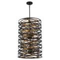 Vortic Flow - 8 Light 2-Tier Pendant in Contemporary Style - 28 inches tall by 18 inches wide - 699759