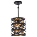 Vortic Flow - 1 Light Mini Pendant in Contemporary Style - 10 inches tall by 8.5 inches wide - 699853
