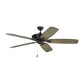 Colony Super Max - 5 Blade Ceiling Fan with Pull Chain Control in Transitional Style - 60 Inches Wide by 12.8 Inches High - 692721