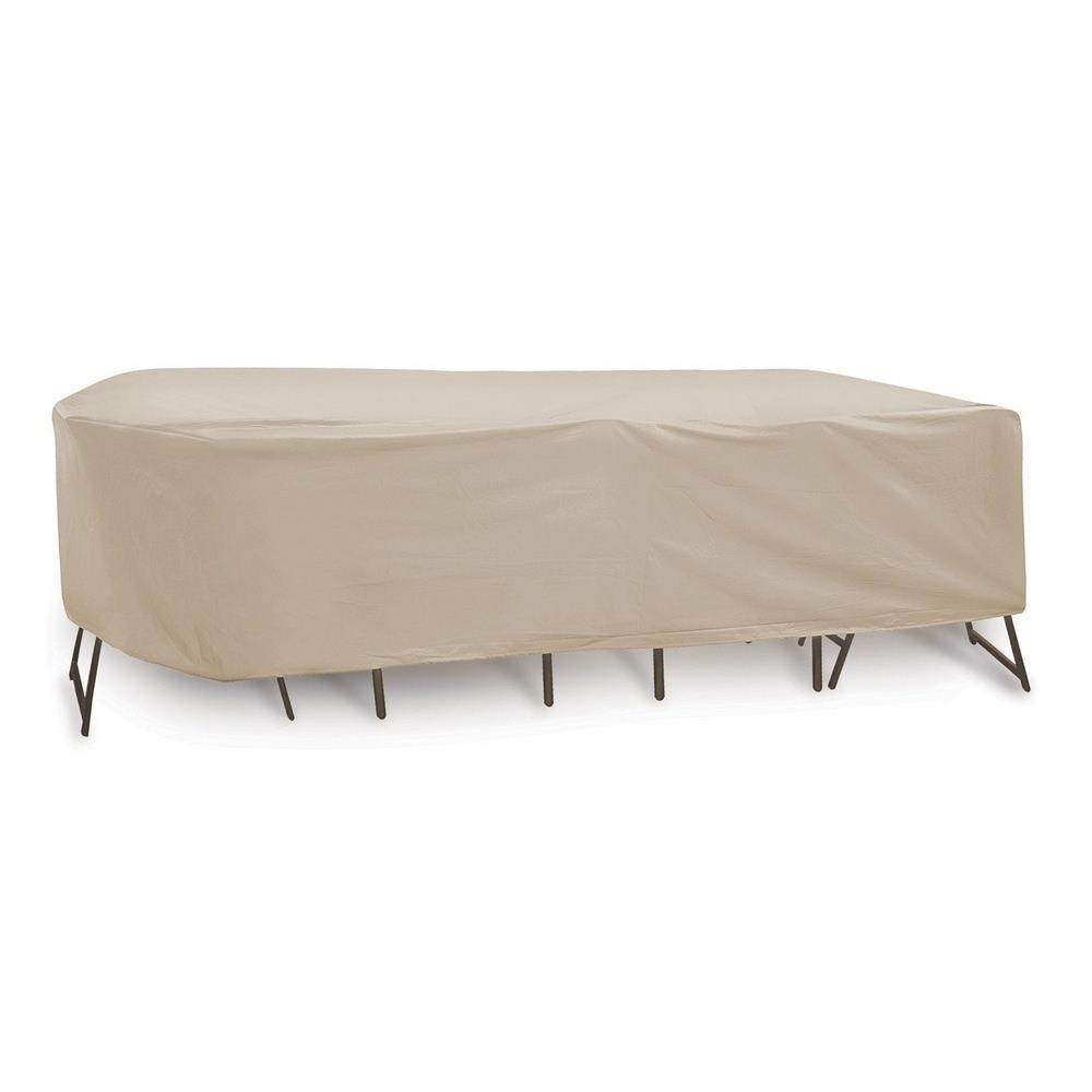 Protective Covers 1356t 120x60 Inch Oval Rectangular Table And Chair Cover Without Umbrella Hole