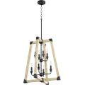 Alpine - 8 Light Entry Pendant in Soft Contemporary style - 22 inches wide by 28.5 inches high - 872096