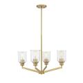 4 Light Chandelier-Transitional Style with Vintage and Traditional Inspirations-20 inches tall by 25 inches wide - 929684