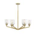 6 Light Chandelier-Transitional Style with Vintage and Traditional Inspirations-24 inches tall by 32 inches wide - 929685