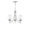 3 Light Chandelier-Transitional Style with Contemporary and Bohemian Inspirations-16 inches tall by 18 inches wide - 688547