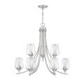 9 Light Chandelier-Transitional Style with Contemporary and Bohemian Inspirations-28 inches tall by 30 inches wide - 882122