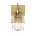 1 Light Wall Sconce-Contemporary Style with Transitional and Bohemian Inspirations-9.5 inches tall by 4.75 inches wide - 688659