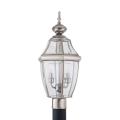Lancaster - Two Light Post Lantern in Traditional Style - 10 inches wide by 21.5 inches high - 36507