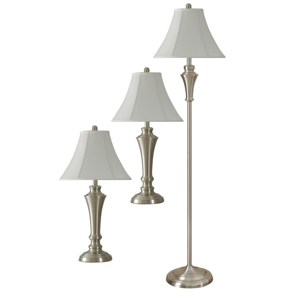 Stylecraft Home Collection L82235ds 59 5 Inch One Light Floor Lamp Table Lamp Set Of 3