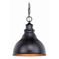 Delano 1-Light Outdoor Pendant in Farmhouse and Barn Style 13 Inches Tall and 11 Inch Wide - 588760